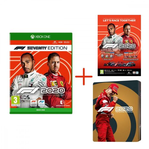 F1 2020 Seventy Edition Xbox One + Ajándék Fémtok!