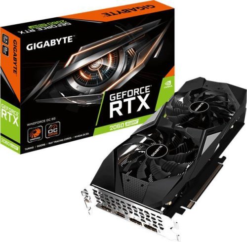 GIGABYTE RTX 2060 SUPER 8GB GDDR6 WindForce OC  (használt, tesztelt, 6 hó jótállás)