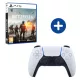 Battlefield 6 PS5 + DualSense fehér vezeték nélküli kontroller PS5