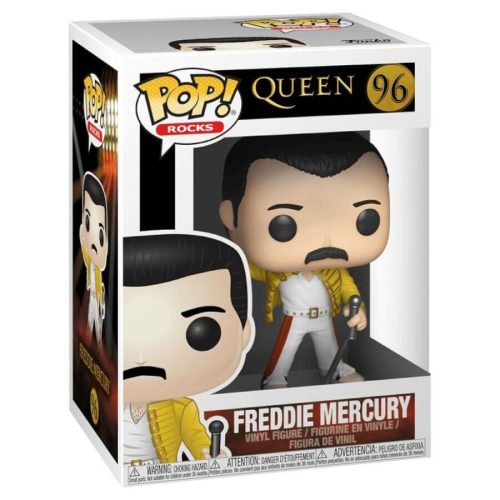 Funko POP! Rocks: Queen - Freddy Mercury Wembley 1986 figura #96