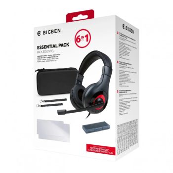   Bigben Nintendo Switch kiegészítő csomag (headset, tok, kijelző védő, kártya tartó)