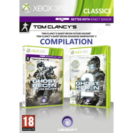 Ghost Recon Future Soldier és Advanced Warfighter 2 Xbox 360 (használt, karcmentes)