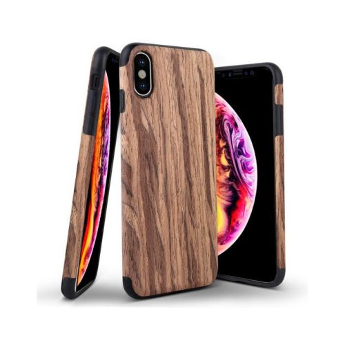 Wood iPhone fa tok - Walnut, ajándék díszdobozban! iPhone 11