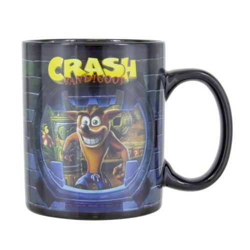 Crash Bandicoot hőre változó bögre