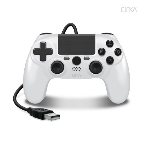 Hyperkin Cirka NuForce vezetékes kontroller PS4/PC  - Fehér (M07527-WH)
