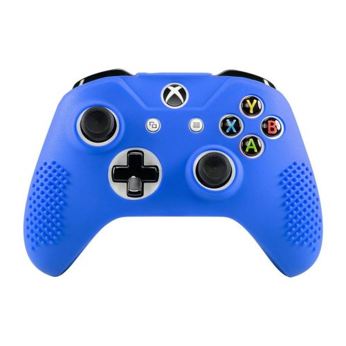 Csúszás-gátló szilikon gumi tok Xbox One kontrollerhez- Kék