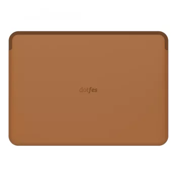   dotfes L03 Szintetikus bőr, prémium hordtáska Macbook Pro 15coll mérethez (barna)