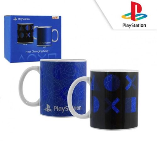 Playstation hőre változó bögre