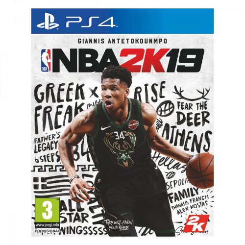 NBA 2K19 PS4 (fémtok,használt,karcmentes)