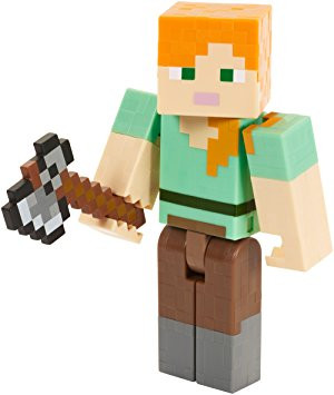 Minecraft Survival Mode baltás Alex közepes méretű figura