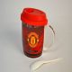 Manchester United Bögre+Fedő+Kanál