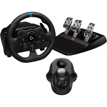   Logitech G923 SE Racing Wheel and Shifter Combo USB Kormány Fekete (PS4/PS5/PC) (KIBONTOTT!)