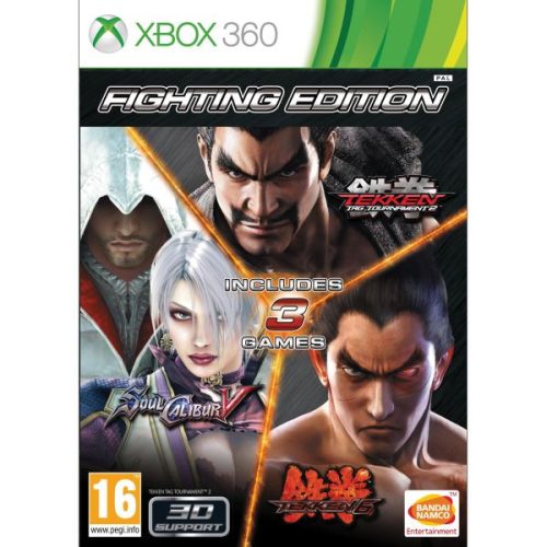 Fighting Edition Xbox 360  (Tekken Tag T 2  Tekken6 Soul Calibur V (használt)
