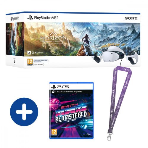 PlayStation VR2 (PSVR2) + 2db Sense™ vezérlő + Horizon Call of the Mountain + Synth Riders