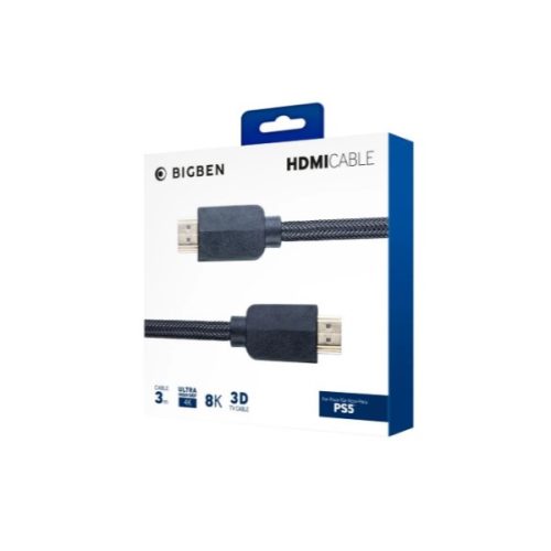 Bigben 4K/8K 3D UHD HDMI 2-1 Kábel, 3m, PS4/PS5