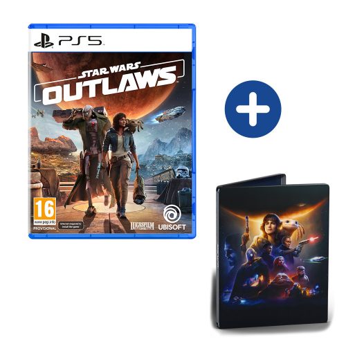 Star Wars: Outlaws PS5 + Előrendelői DLC és FÉMTOK!