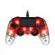 Nacon Wired Compact Controller Halványpiros (vezetékes kontroller) PS4/PC (használt, 1 hónap jótállás)