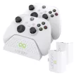 Venom Xbox One / Series S / X Fehér dupla töltőállomás + 2 db akkumulátor VS2871