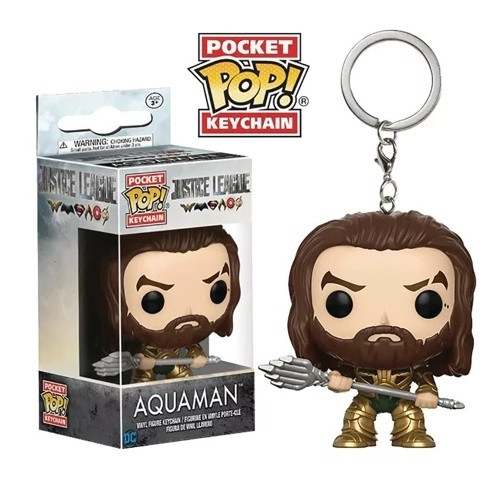 Funko Pocket POP! Justice League - Aquaman kulcstartó