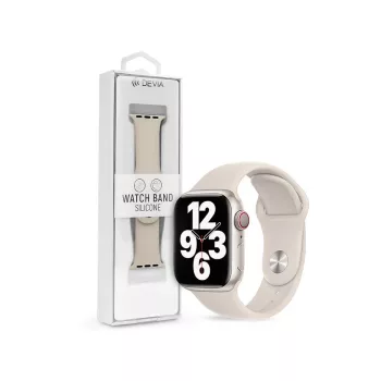   Devia APPLE WATCH SZILIKON SPORT SZÍJ 42/44/45/49 MM - Starlight