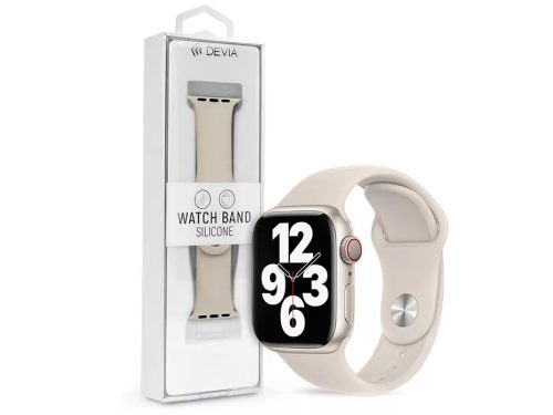 Devia APPLE WATCH SZILIKON SPORT SZÍJ 42/44/45/49 MM - Starlight