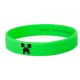 Minecraft Creeper szilikon karkötő