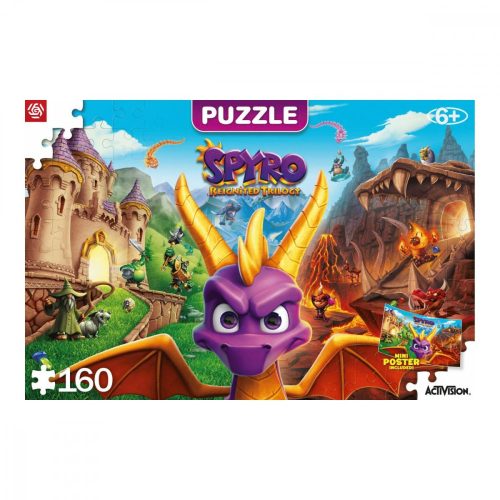 Kids Puzzle: Spyro: Reignited Trilogy kirakós Puzzle (160 db)