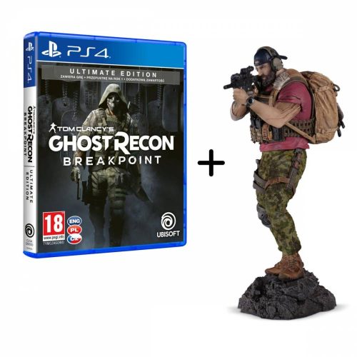 Tom Clancys Ghost Recon Breakpoint Ultimate Edition + Nomad figura PS4