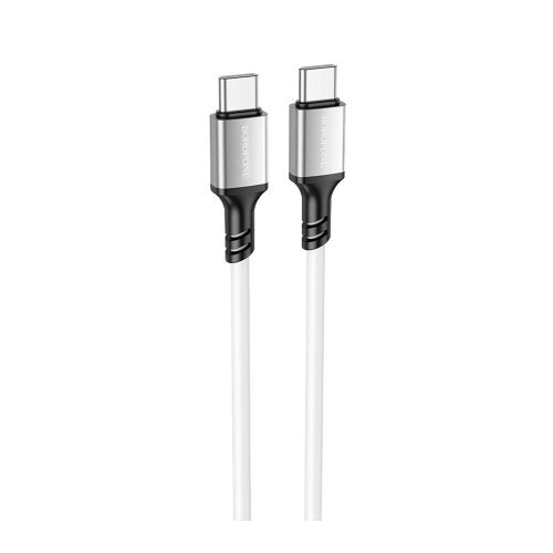 BOROFONE BX83 FAMOUS USB TYPE-C / TYPE-C 60W 1 M - FEHÉR