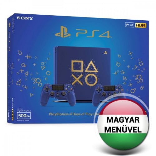 Sony PlayStation 4 Slim 500GB (PS4 Slim) Days of Play Limited Edition (újracsomagolt)