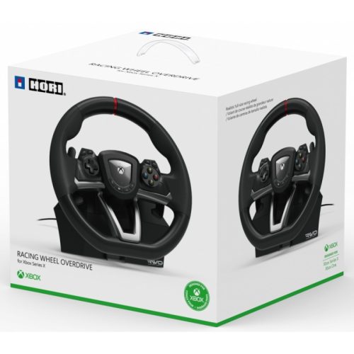 HORI Racing Wheel Overdrive for Xbox One / Xbox Series S / X (AB04-001U)  kormány (használt, újszerű állapotú!)