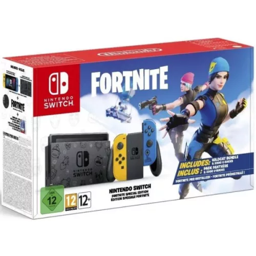 Nintendo Switch V2 Fortnite Limited Edition (használt, 6 hónap jótállás)