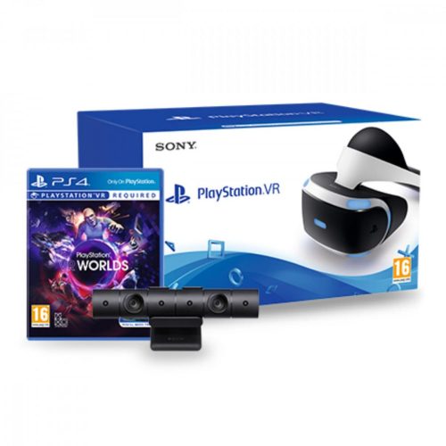 Playstation VR alap csomag (PS VR + kamera+ VR Worlds játék + PS5 adapter)