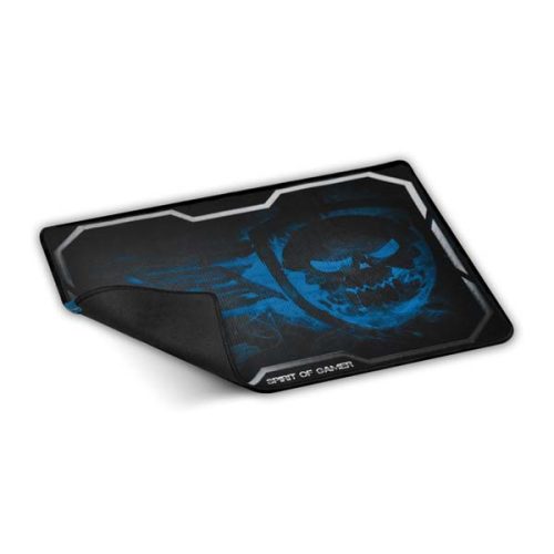 Spirit of Gamer Egérpad - SMOKEY SKULL Blue 430 x 320 x 3mm; kék - SOG-PAD01XLB