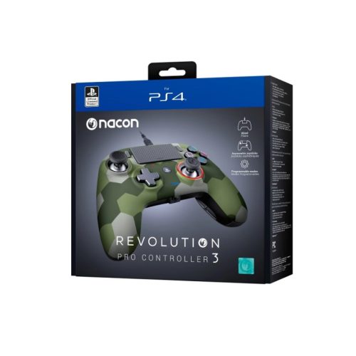 Nacon Revolution Pro 3 Kontroller (Zöld Camo) PS4