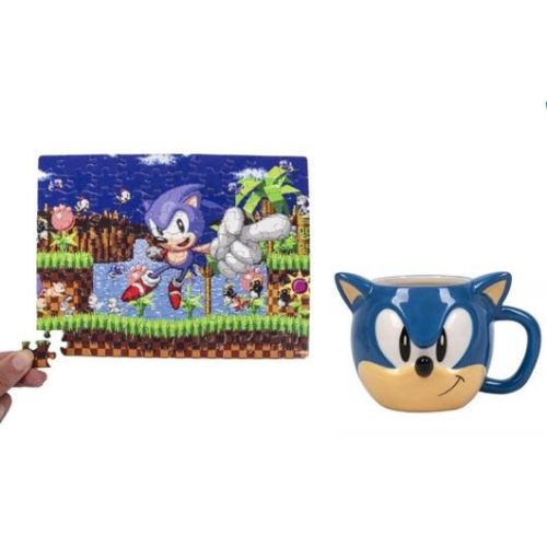 Sonic the Hedgehog Sonic bögre és puzzle csomag