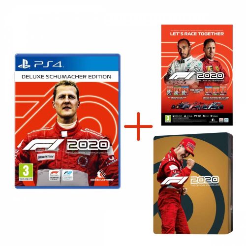 F1 2020 Michael Schumacher Deluxe Edition PS4 + Ajándék Fémtok!