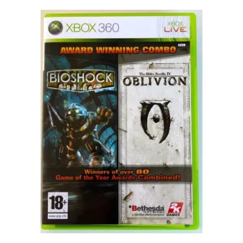   BioShock + The Elder Scrolls IV: Oblivion Double Pack Xbox 360 (használt, karcmentes)
