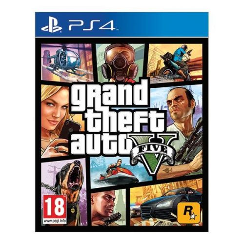Grand Theft Auto V (GTA 5) PS4 (használt, karcmentes)