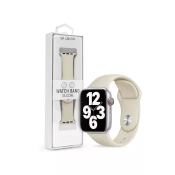   Devia APPLE WATCH SZILIKON SPORT SZÍJ 42/44/45/49 MM - Antik Fehér