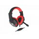Genesis Argon 100 Stereo Headset Fekete-Piros