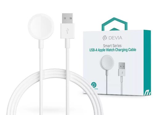 Devia Smart Series mágneses töltőkábel Apple Watch-hoz + USB-A kábel - fehér ST381980