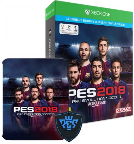 Pro Evolution Soccer 2018 Legendary Edition (PES 18) Xbox One  + Ajándék poszter + sapka