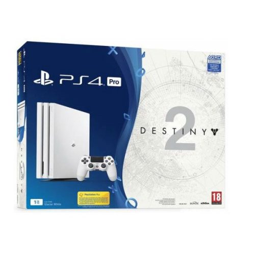 PlayStation 4 Pro Limited Edition Glacier White 1TB (PS4 Pro 1TB) + Destiny 2