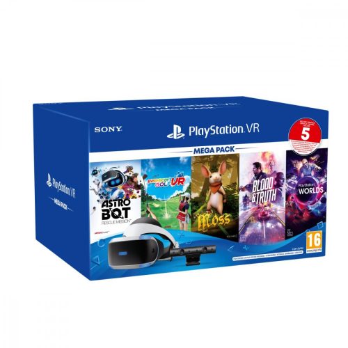 PlayStation VR Mega Pack 3 (PS VR + kamera + 5 játék)