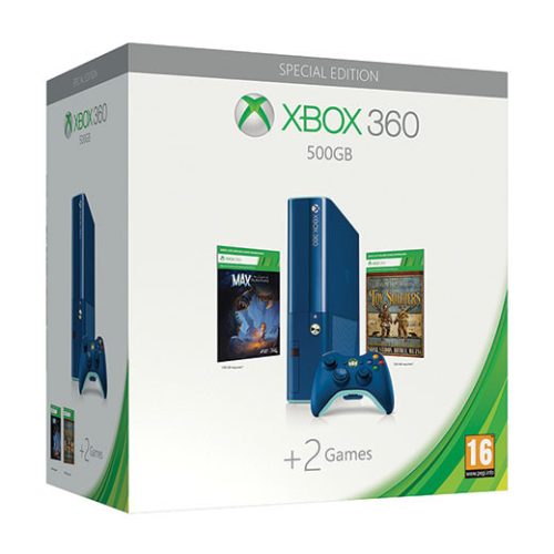Xbox 360 E 250 GB (Special Edition Blue) gépcsomag (használt, tesztelt, 1 hónap garanciával!)