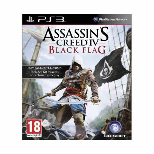 Assassins Creed IV (4): Black Flag PS3 (használt, karcmentes, angol)