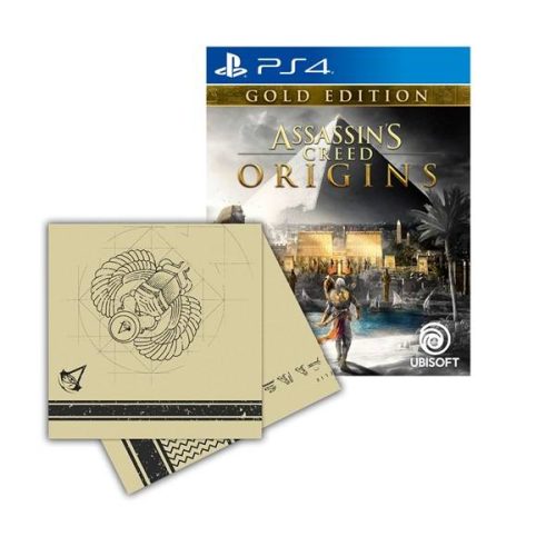 Assassins Creed Origins Gold E- Set Pack PS4 + ajándék DLC