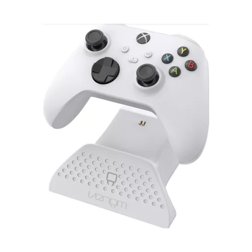 Venom Xbox One / Series S / X Fehér töltőállomás + 1 db akkumulátor VS2870 (használt, 1 hónap jótállás)