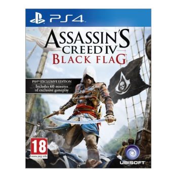   Assassins Creed IV: Black Flag PS4 (angol) (használt, karcmentes)